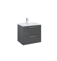 Szafka pod umywalkę 60 cm Roma antracyt połysk Roca (A857949153)