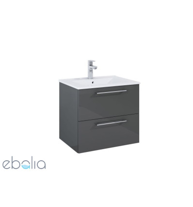 Szafka pod umywalkę 60 cm Roma antracyt połysk Roca (A857949153)