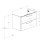 Szafka pod umywalkę 80 cm Roma dąb Canela Roca (A857950808)