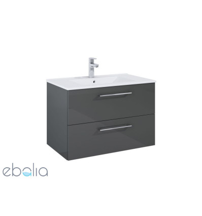 Szafka pod umywalkę 80 cm Roma antracyt połysk Roca (A857950153)