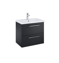 Szafka pod umywalkę 60 cm Roma Compact czarny mat Roca (A857952532)
