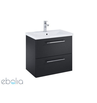 Szafka pod umywalkę 60 cm Roma Compact czarny mat Roca (A857952532)