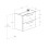 Szafka pod umywalkę 60 cm Roma Compact czarny mat Roca (A857952532)