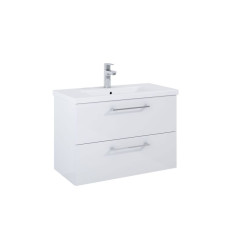 Szafka pod umywalkę 80 cm Roma Compact biały połysk Roca (A857953806)