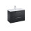 Szafka pod umywalkę 80 cm Roma Compact czarny mat Roca (A857953532)