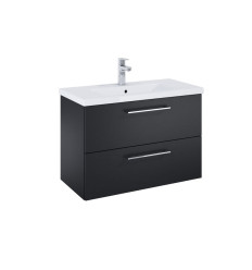 Szafka pod umywalkę 80 cm Roma Compact czarny mat Roca (A857953532)