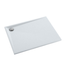 Brodzik prysznicowy 80x100 biały mat Stone Omnires (STONE80/100BM)
