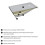 Brodzik prysznicowy kwadratowy 80x100 biały mat Stone Omnires (STONE80/100BM)