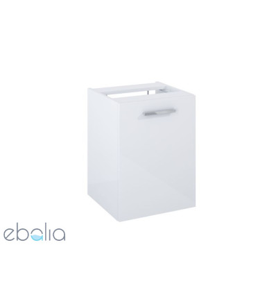 Moduł boczny 40 cm z koszem Kwadro biały połysk Roca (A857973806)
