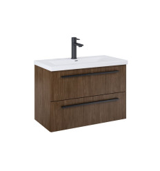 Szafka pod umywalkę 80 cm Kwadro orzech Lincoln Roca (A857970540)