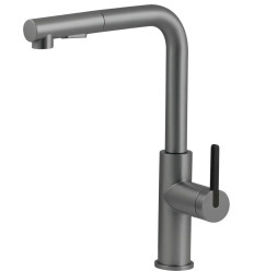 Bateria kuchenna z wyciąganą wylewką Titanium Momi Deante (BKM D73M)