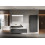 Umywaka ścienna 120 lewa z tworzywa Solid Surface Level white matt/anthracite matt Elita (RE041461236180)