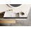 Umywaka ścienna 120 lewa z tworzywa Solid Surface Level white matt/anthracite matt Elita (RE041461236180)