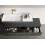 Umywaka ścienna 120 lewa z tworzywa Solid Surface Level white matt/anthracite matt Elita (RE041461236180)