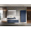 Umywalka ścienna 120 lewa z tworzywa Solid Surface Level white matt/navy blue matt Elita (RE041461236210)