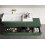 Umywalka ścienna 120 lewa z tworzywa Solid Surface Level white matt/forest green matt Elita (RE041461236200)