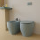 Miska wc stojąca rimless czarny połysk Open Vitruvit RAK Ceramics (OPEVAPRMB)