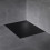 Brodzik prysznicowy prostokątny 90x100 czarny mat Stone Omnires (STONE90/100BL)