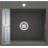 Zlewozmywak granitowy magnetyczny 1-komorowy antracyt metalik Magnetic Deante (ZRM T10A)