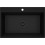 Zlewozmywak granitowy magnetyczny 1-komorowy czarny Magnetic Deante (ZRM N10B)