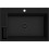 Zlewozmywak granitowy magnetyczny 1-komorowy czarny Magnetic Deante (ZRM N10B)