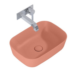 Umywalka nablatowa 46 Reni terra pink matt Elita (RE040460036600)