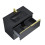 Umywalka ceramiczna 80 Skappa black matt Elita (RE040803067160)
