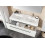 Umywalka ceramiczna 120 Skappa duo white Elita (RE041203068060)
