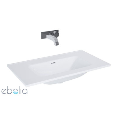 Umywalka ceramiczna 80 bez otworu Skappa white Elita (RE040800068060)