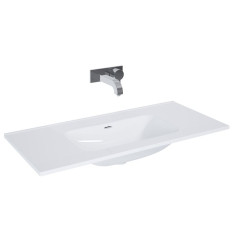 Umywalka ceramiczna 100 bez otworu Skappa white Elita (RE041000068060)