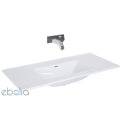 Umywalka ceramiczna 100 bez otworu Skappa white Elita (RE041000068060)