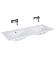 Umywalka ceramiczna 120 Skappa duo bez otworów white Elita (RE041200068060)