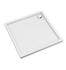 Brodzik prysznicowy 80x80 biały połysk Merton Omnires (MERTON80/KBP)