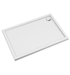 Brodzik prysznicowy 90x100 biały połysk Merton Omnires (MERTON90/100/PBP)