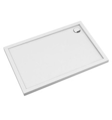 Brodzik prysznicowy 80x140 biały połysk Merton Omnires (MERTON80/140/PBP)
