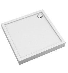 Brodzik prysznicowy 90x90 biały połysk Camden Omnires (CAMDEN90/KBP)