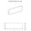 Podpora blatu 43x15 chrom Elita (RE190430010040)