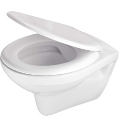 Miska WC z deską bezkołnierzowa Boro Deante (CMOD6SPW)