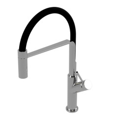 Bateria zlewozmywakowa czarna/chrom Vita Omnires (VI6350BLCR)