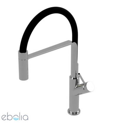 Bateria zlewozmywakowa czarna/chrom Vita Omnires (VI6350BLCR)