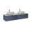 Komoda 160 slim 2S Soho navy blue mat Elita (RE081604047030)