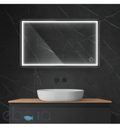 Lustro 60x100 cm prostokątne z oświetleniem LED i systemem Klarglas Nordlis Oltens (64106300)