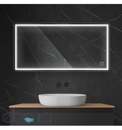 Lustro 60x120 cm prostokątne z oświetleniem LED i systemem Klarglas Nordlis Oltens (64107300)
