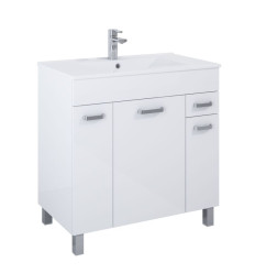 Szafka z umywalką 80 Biały połysk Sunn Elita (RE169195008060)