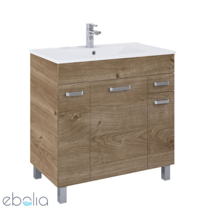 Szafka z umywalką 80 Dąb Canela Sunn Elita (RE169213007050)