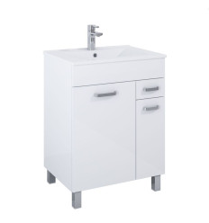 Szafka z umywalką 60 Biały połysk Sunn Elita (RE169194008060)