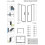 Drzwi prysznicowe 100 Prawe Idea Black DWJ Factory Radaway (387014-54-55R)