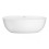 Wanna wolnostojąca 170x80 cm z pokrywą odpływu biały połysk/złoty połysk (12012000 + 09002800) Ebba Oltens