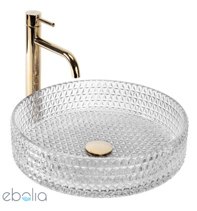 Umywalka nablatowa Cristal 39 Rea (REA-U8881)