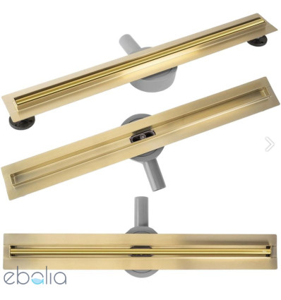 Odpływ liniowy 90 Neox Slim Pro złoty Rea (REA-G5805)